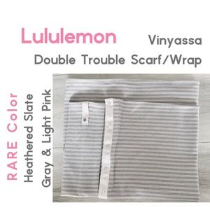 Lululemon Vinyasa Scarf Rulu Double Trouble Stripe